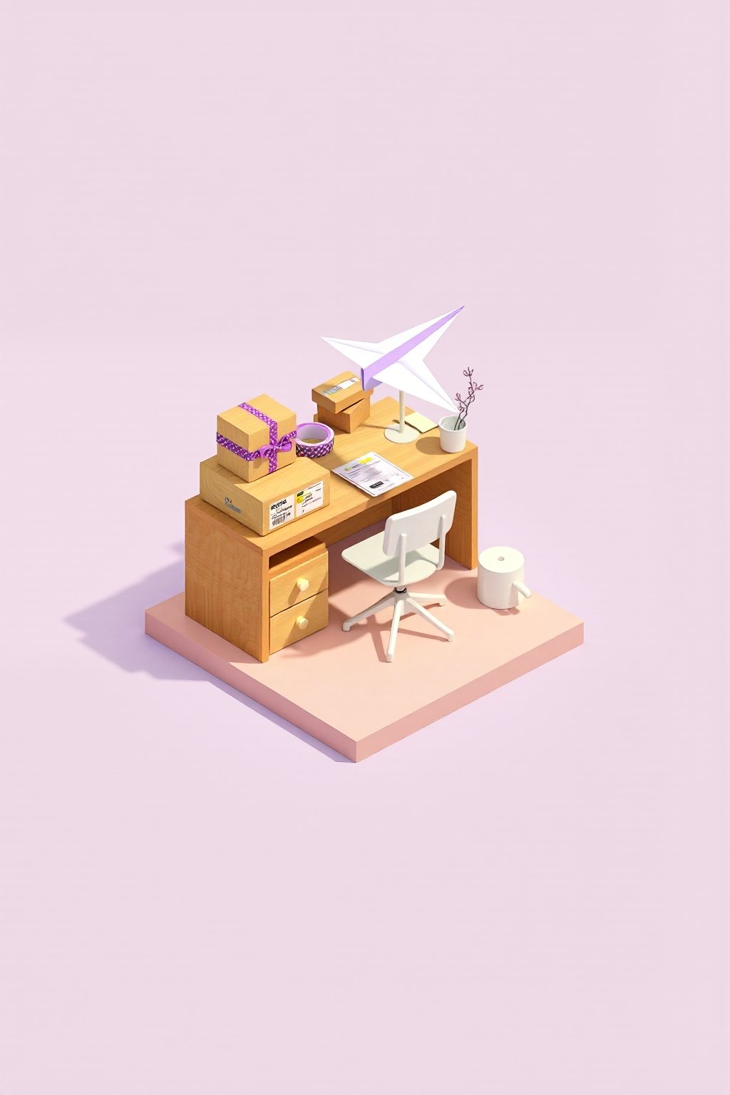 Illustration of a flow from a shop icon to a spreadsheet
